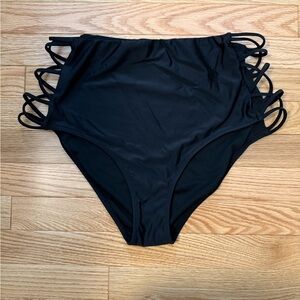 Black Women's Swim Bottom